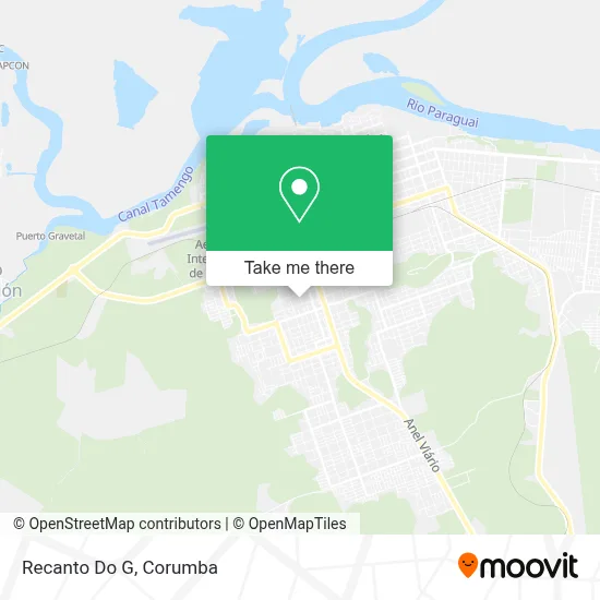 Recanto Do G map