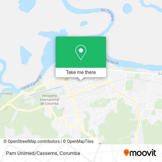 Pam Unimed/Cassems map