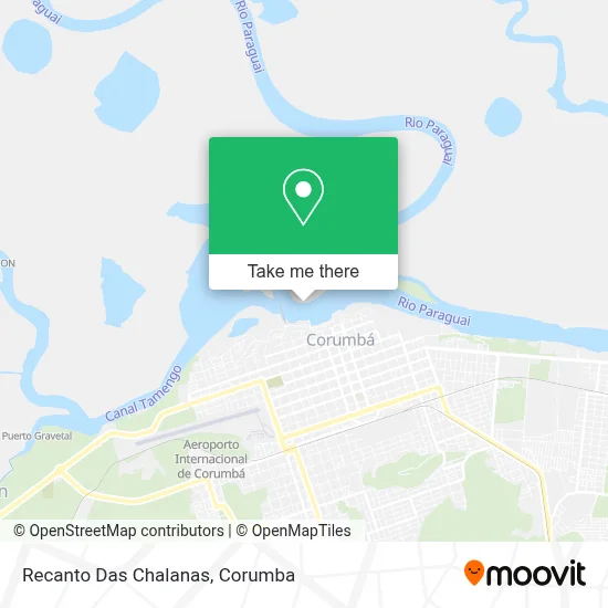 Recanto Das Chalanas map