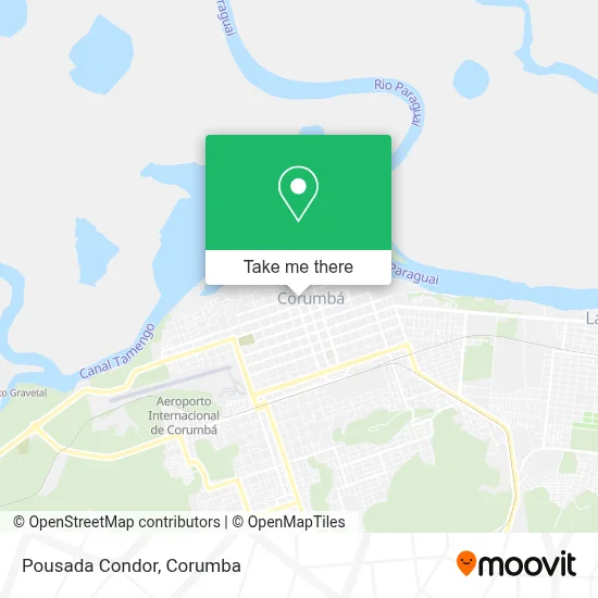 Pousada Condor map