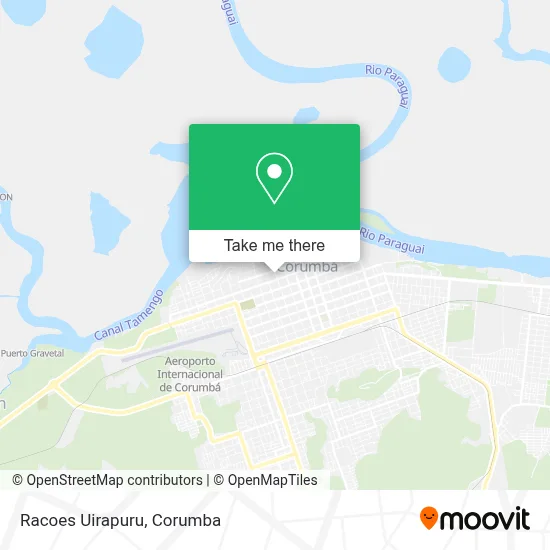 Racoes Uirapuru map