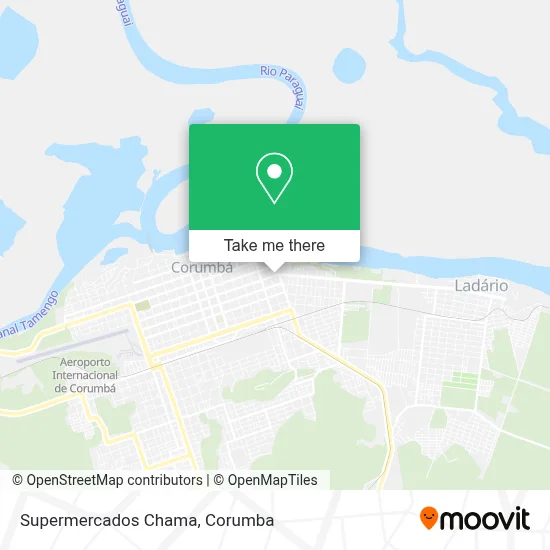 Supermercados Chama map
