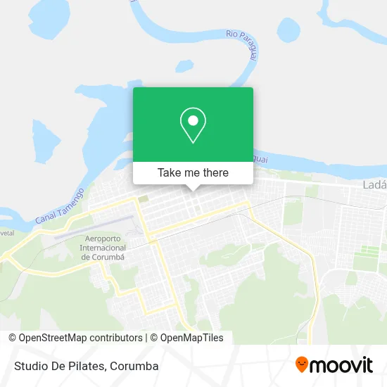 Studio De Pilates map