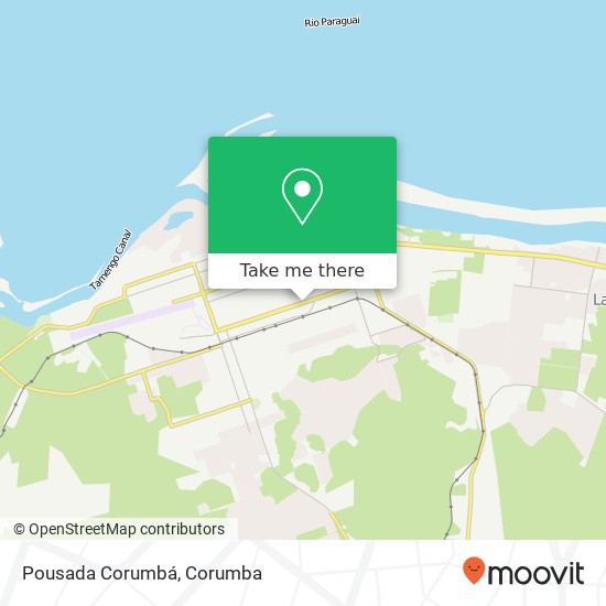 Pousada Corumbá map