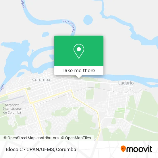 Bloco C - CPAN/UFMS map