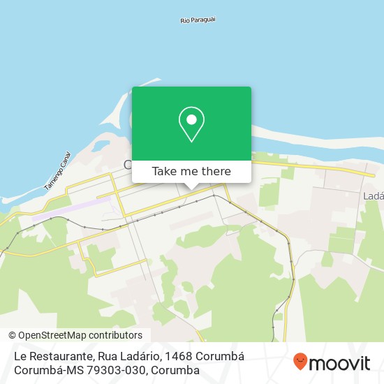 Mapa Le Restaurante, Rua Ladário, 1468 Corumbá Corumbá-MS 79303-030
