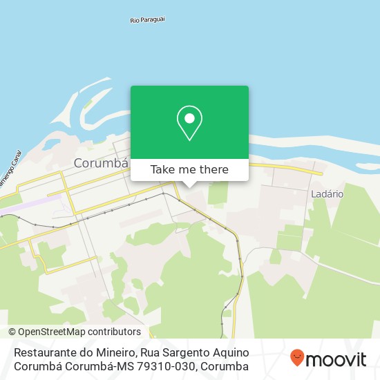 Restaurante do Mineiro, Rua Sargento Aquino Corumbá Corumbá-MS 79310-030 map