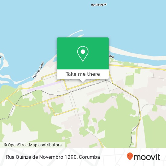 Mapa Rua Quinze de Novembro 1290