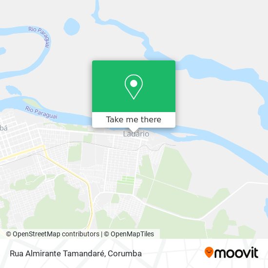 Mapa Rua Almirante Tamandaré