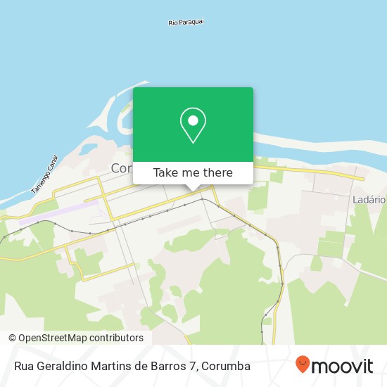 Mapa Rua Geraldino Martins de Barros 7