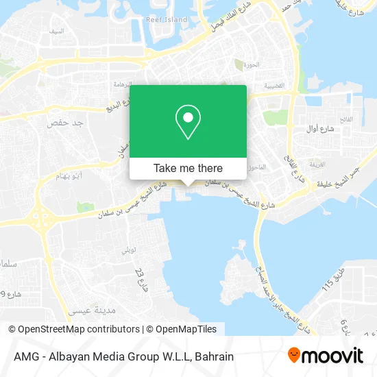 AMG - Albayan Media Group W.L.L map