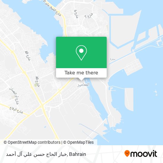 خباز الحاج حسن علي آل أحمد map