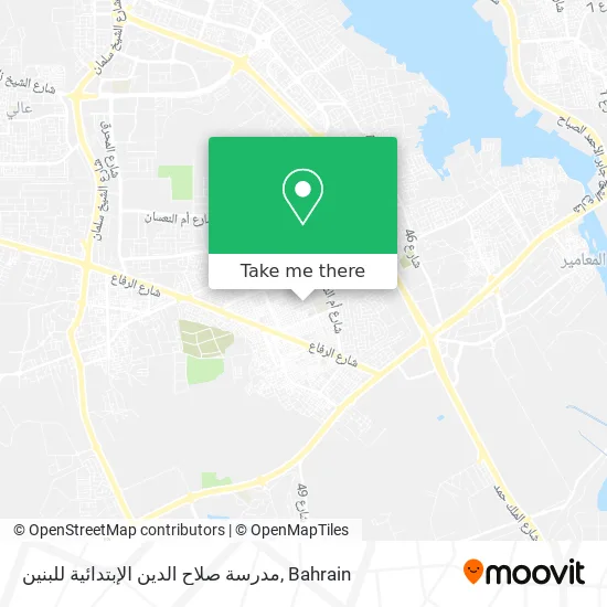 مدرسة صلاح الدين الإبتدائية للبنين map