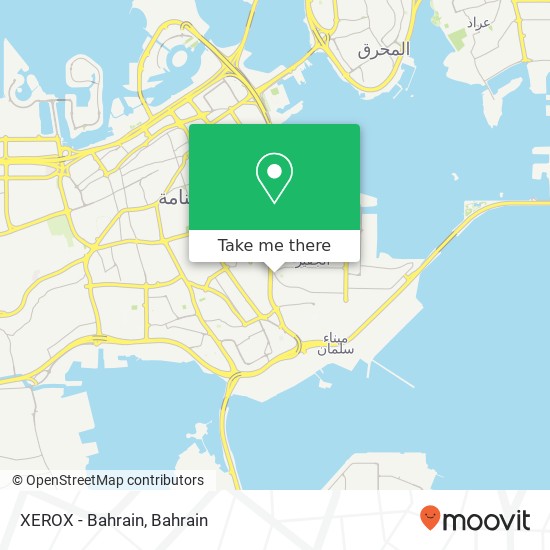 XEROX - Bahrain map