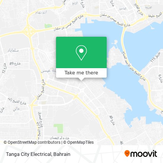 Tanga City Electrical map