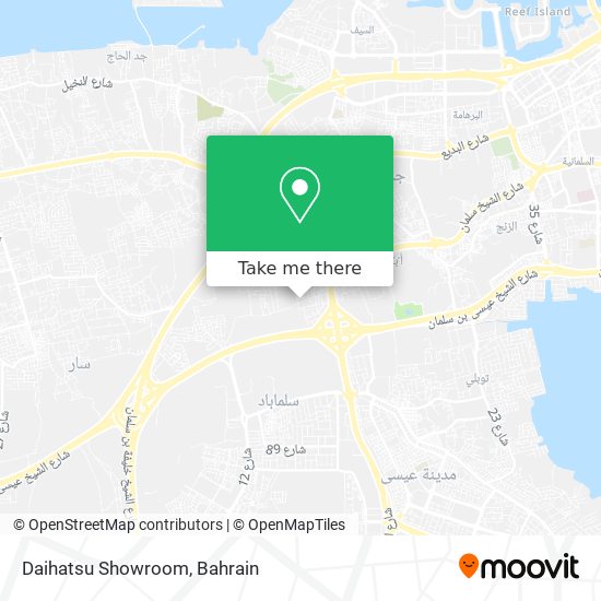 Daihatsu Showroom map
