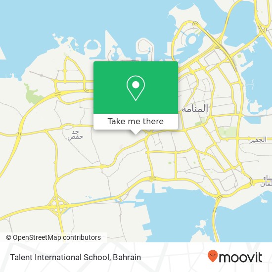 Talent International School map