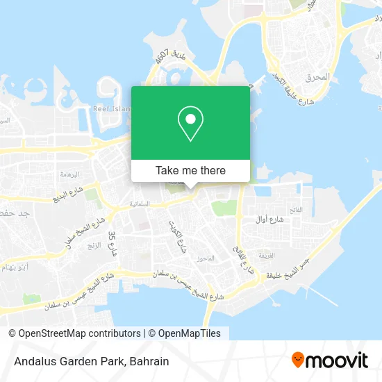 Andalus Garden Park map