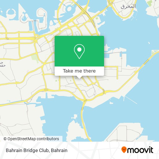 Bahrain Bridge Club map