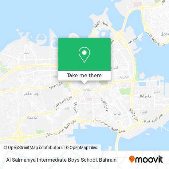 Al Salmaniya Intermediate Boys School map