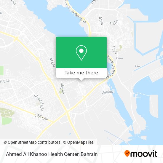 Ahmed Ali Khanoo Health Center map