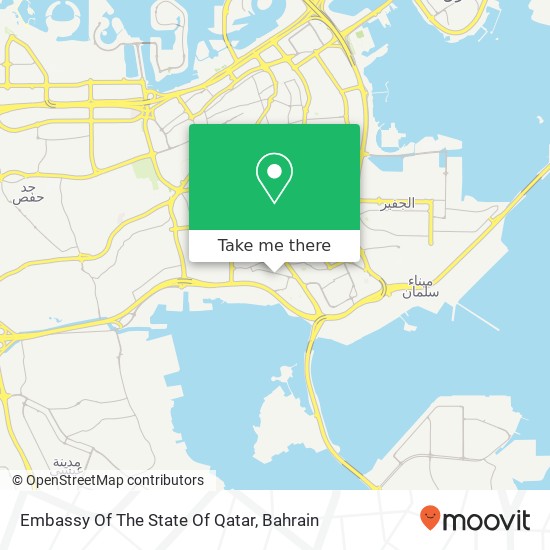 Embassy Of The State Of Qatar map