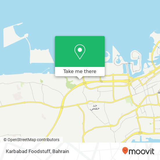 Karbabad Foodstuff map