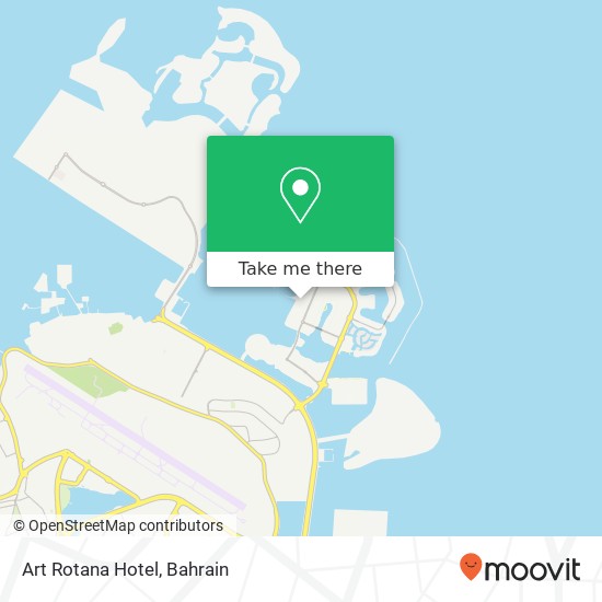Art Rotana Hotel map