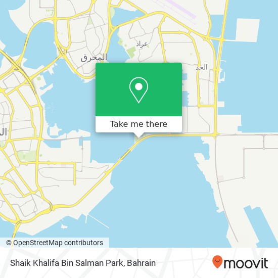 Shaik Khalifa Bin Salman Park map
