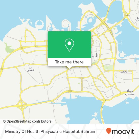Ministry Of Health Phsyciatric Hospital map