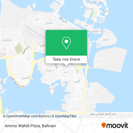 Ammo Wahid Pizza map