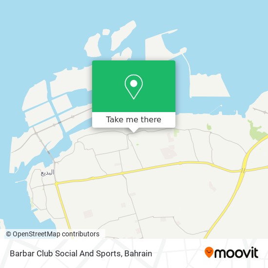 Barbar Club Social And Sports map