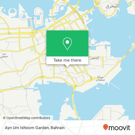 Ayn Um Ishoom Garden map