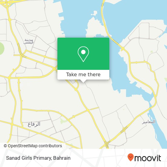 Sanad Girls Primary map