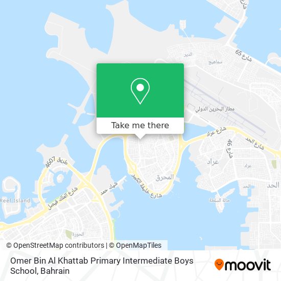 Omer Bin Al Khattab Primary Intermediate Boys School map