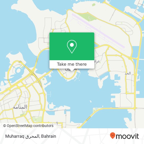 Muharraq المحرق‎ map