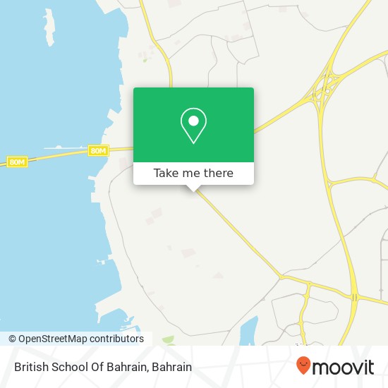 British School Of Bahrain map