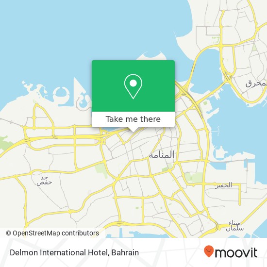 Delmon International Hotel map