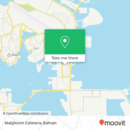 Malghoom Cafeteria map
