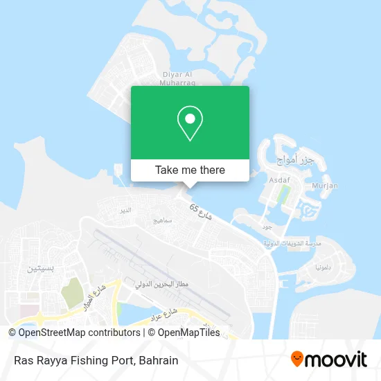 Ras Rayya Fishing Port map
