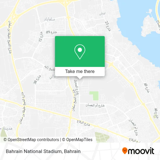 Bahrain National Stadium map