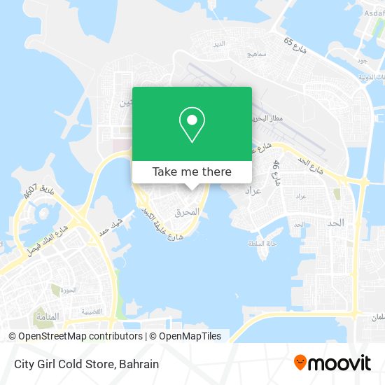 City Girl Cold Store map