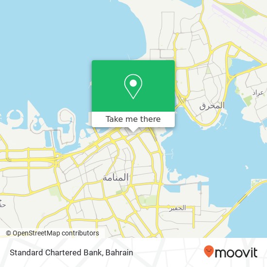 Standard Chartered Bank map