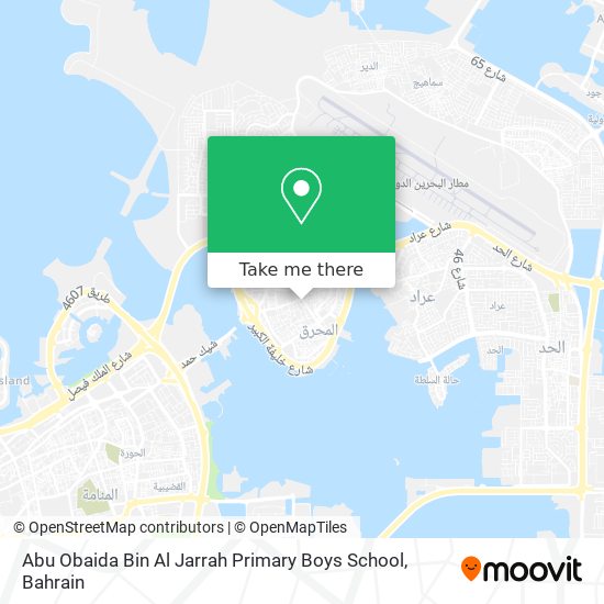 Abu Obaida Bin Al Jarrah Primary Boys School map