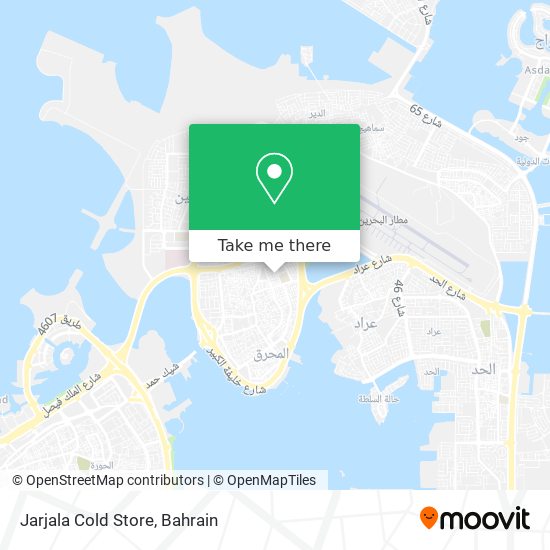 Jarjala Cold Store map