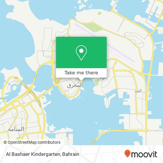Al Bashaer Kindergarten map
