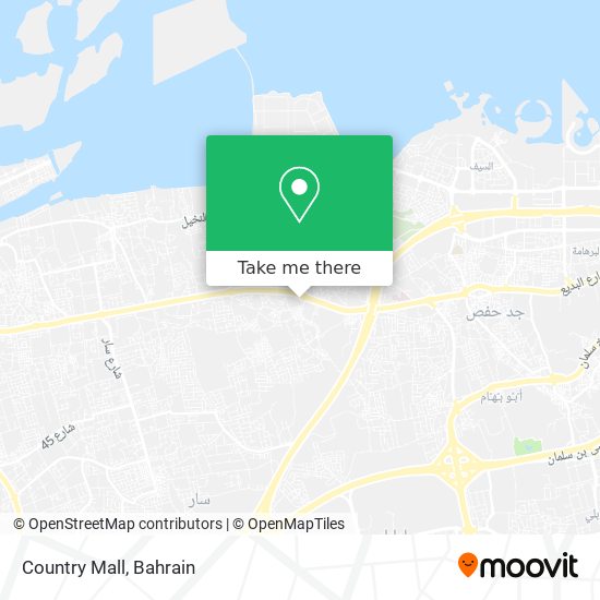 Country Mall map