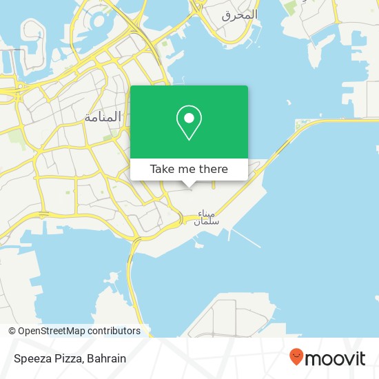 Speeza Pizza map