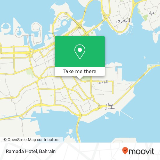 Ramada Hotel map
