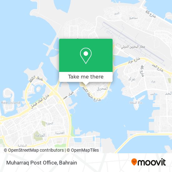 Muharraq Post Office map